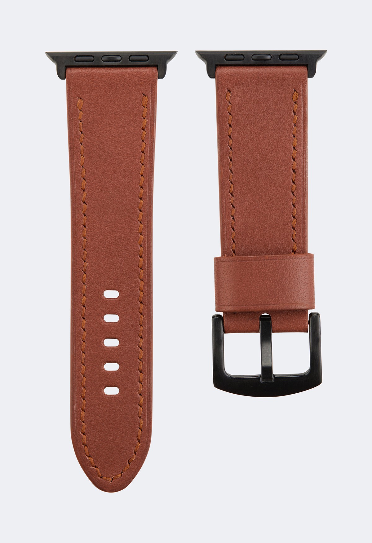 Monte Çift Kat Deri Dikişli Apple Watch Kordonu