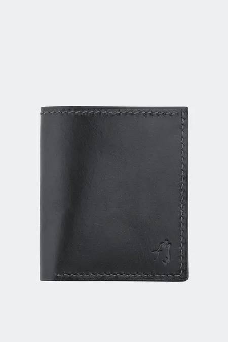 Monte Klasik Dikey Bi-Fold Deri Cüzdan