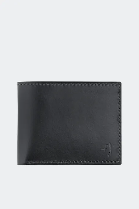 Monte Klasik Yatay Bi-Fold Deri Cüzdan