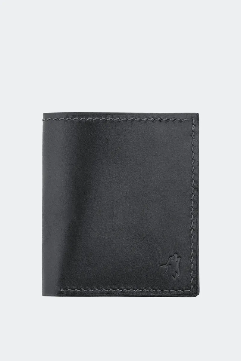 Monte Klasik Dikey Bi-Fold Deri Cüzdan