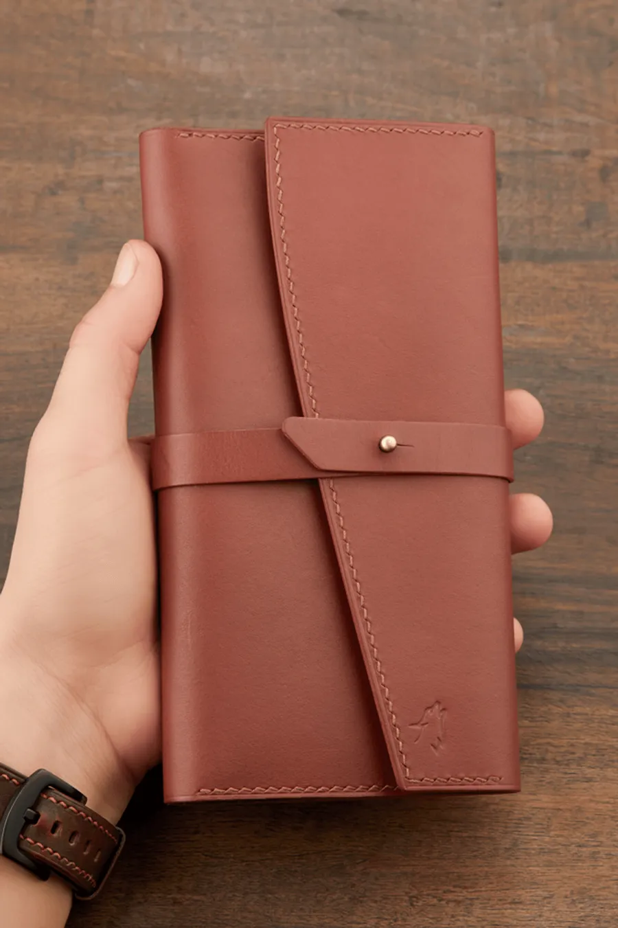 Magnus Kayışlı Deri Cüzdan