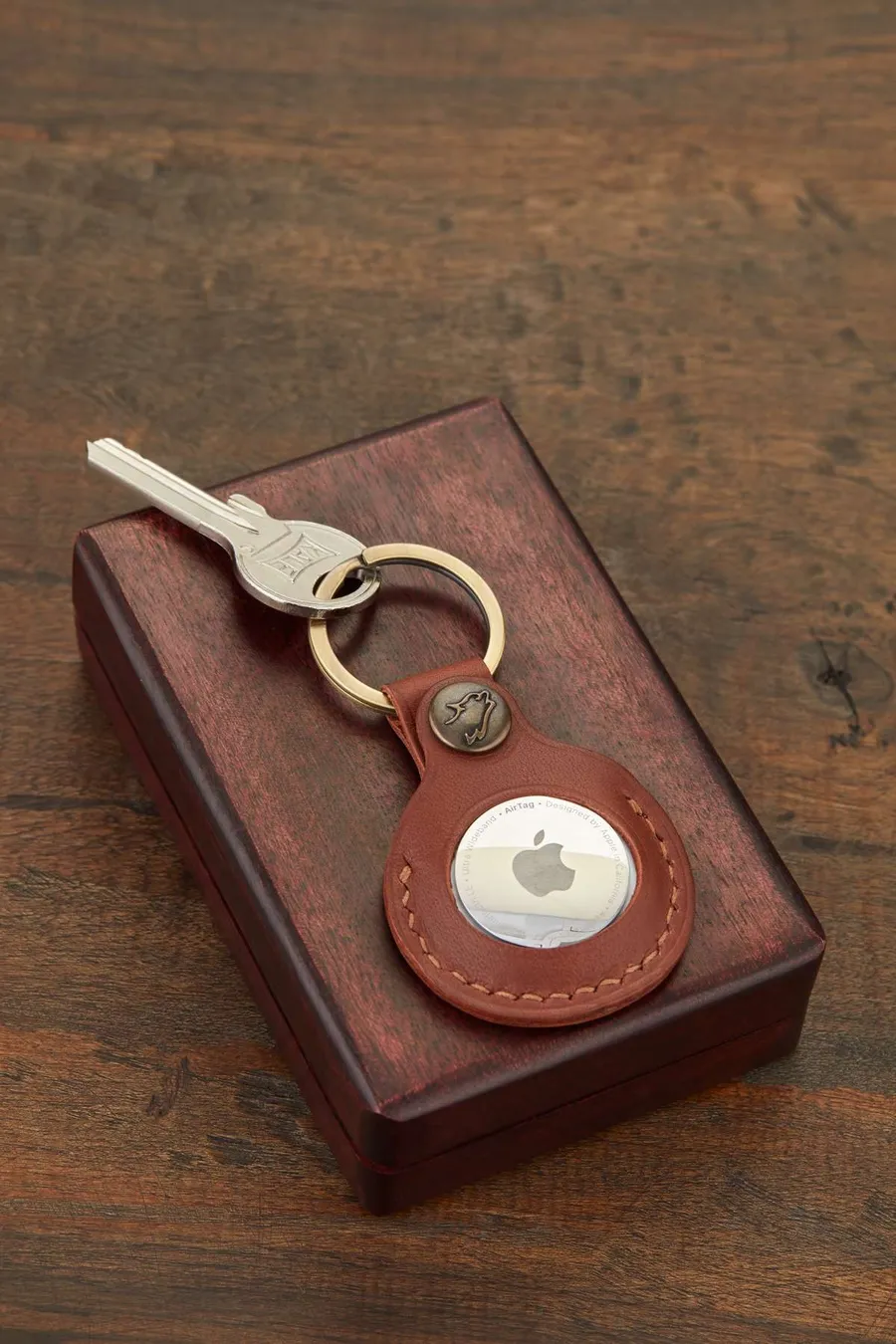 Monte Deri AirTag Kılıfı