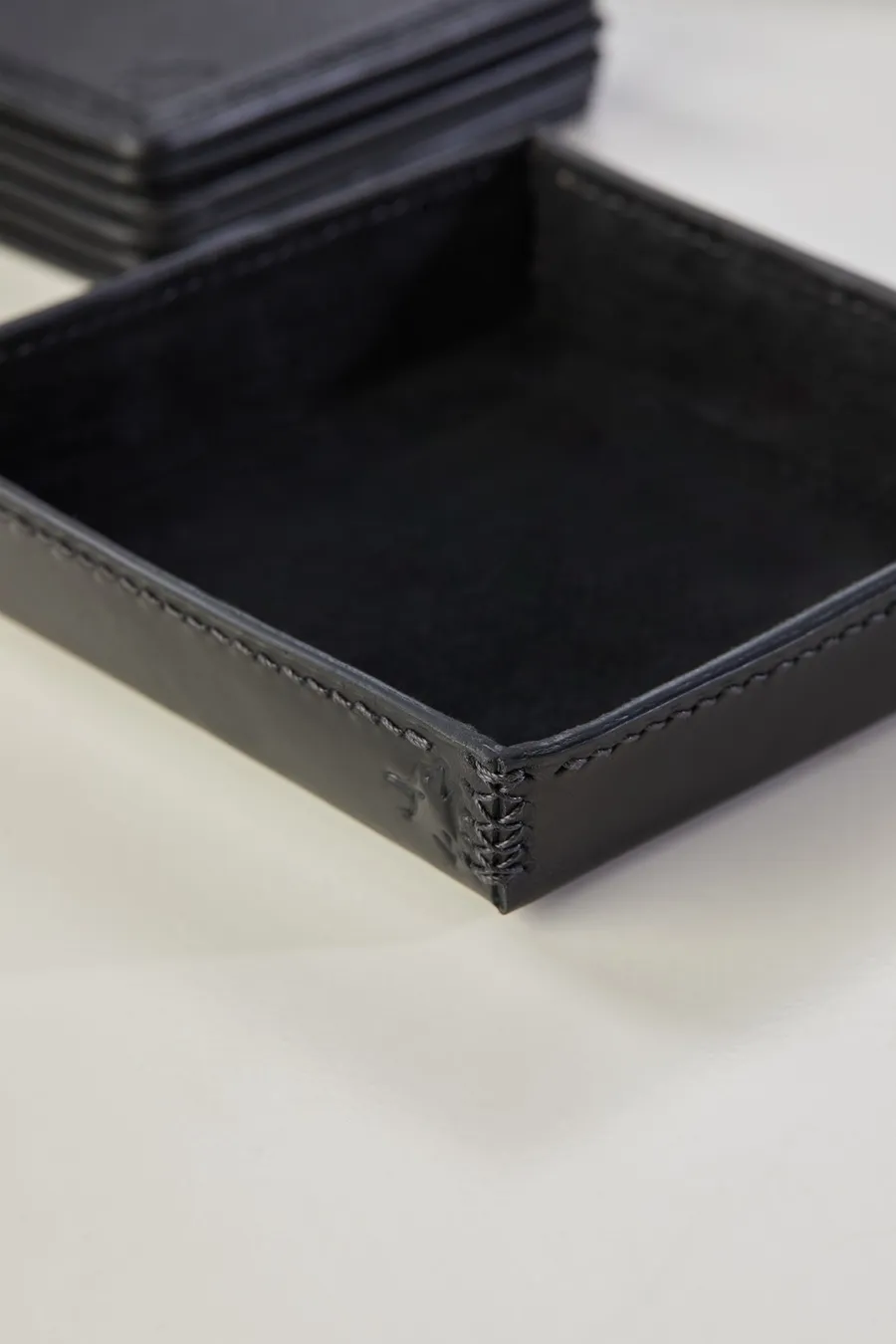 Monte Deri Tepsi ve 6 Adet Bardak Altlığı