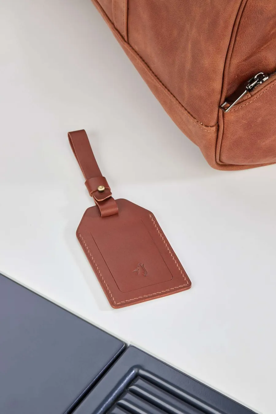 Monte Deri Kayışlı Bagaj Etiketi Kılıfı