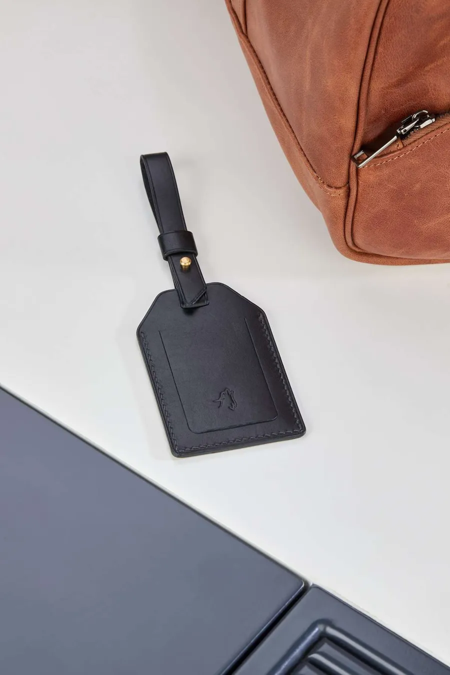 Monte Deri Kayışlı Bagaj Etiketi Kılıfı