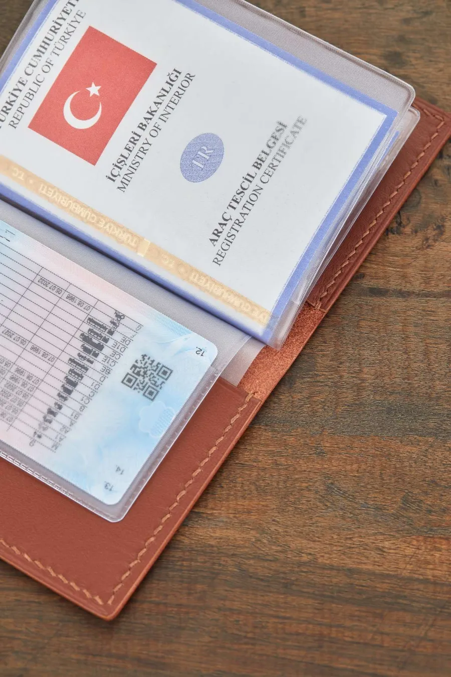 Monte Deri Ruhsat Kılıfı