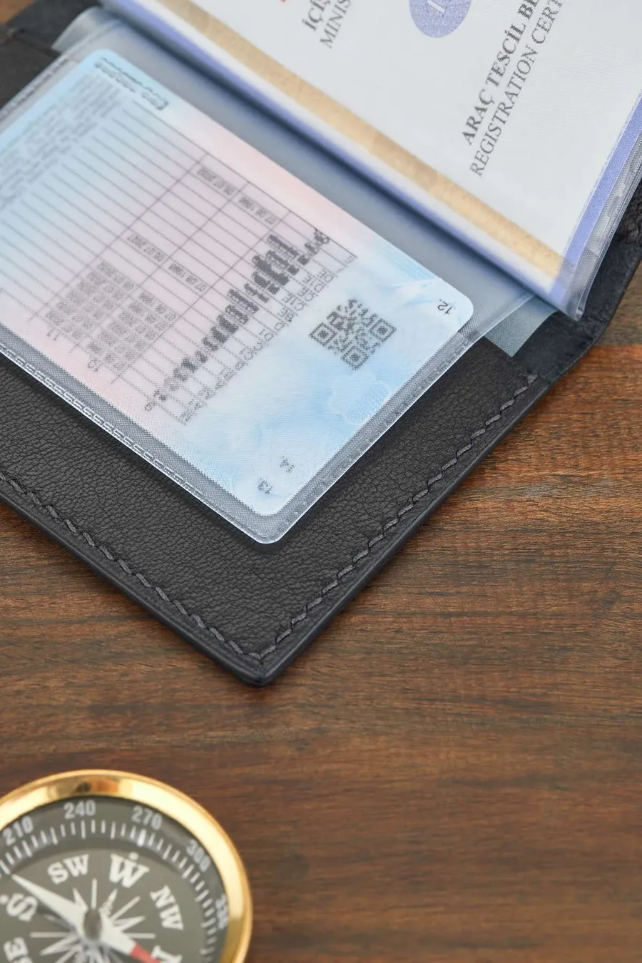 Monte Deri Ruhsat Kılıfı