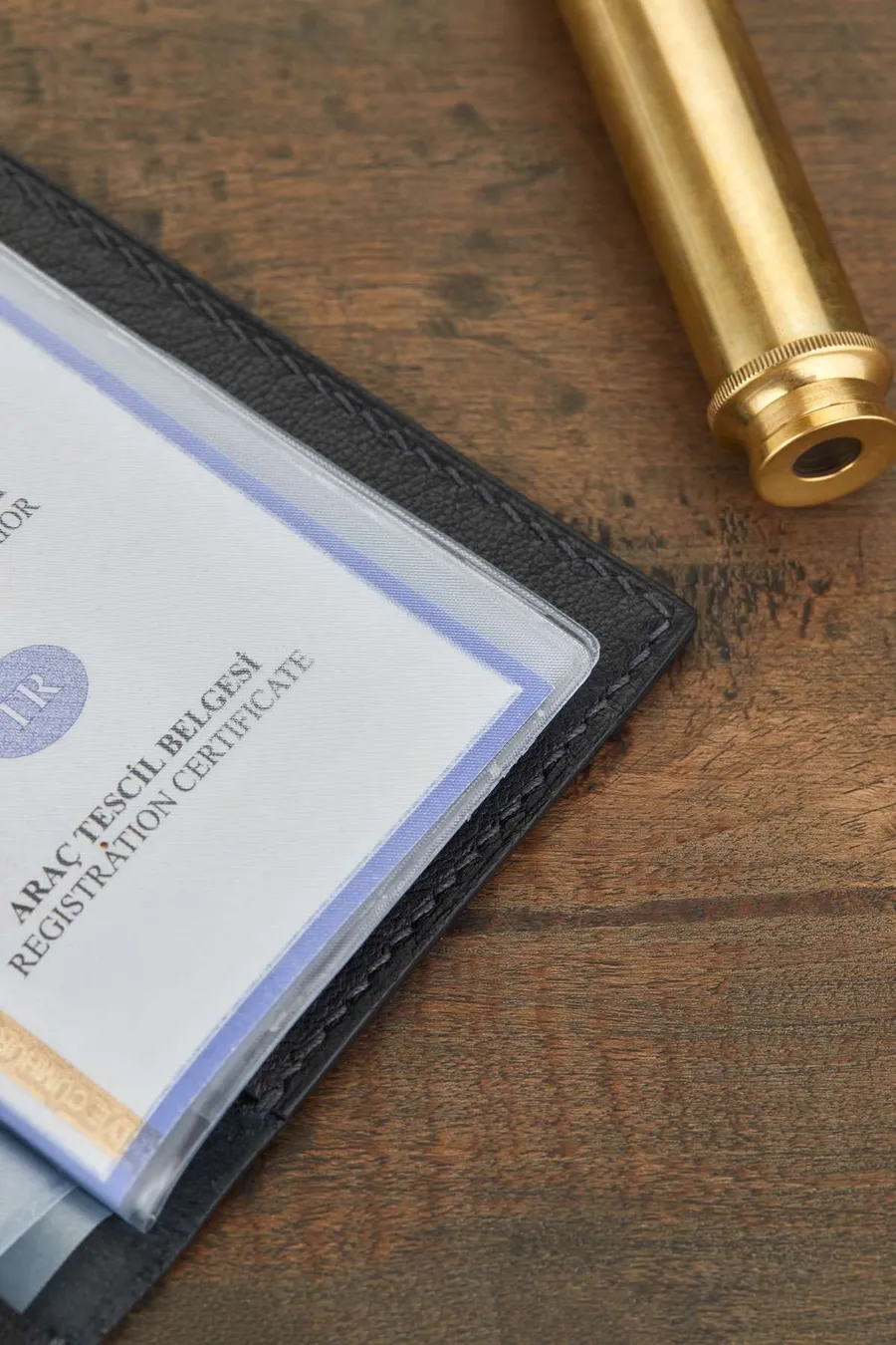 Monte Deri Ruhsat Kılıfı