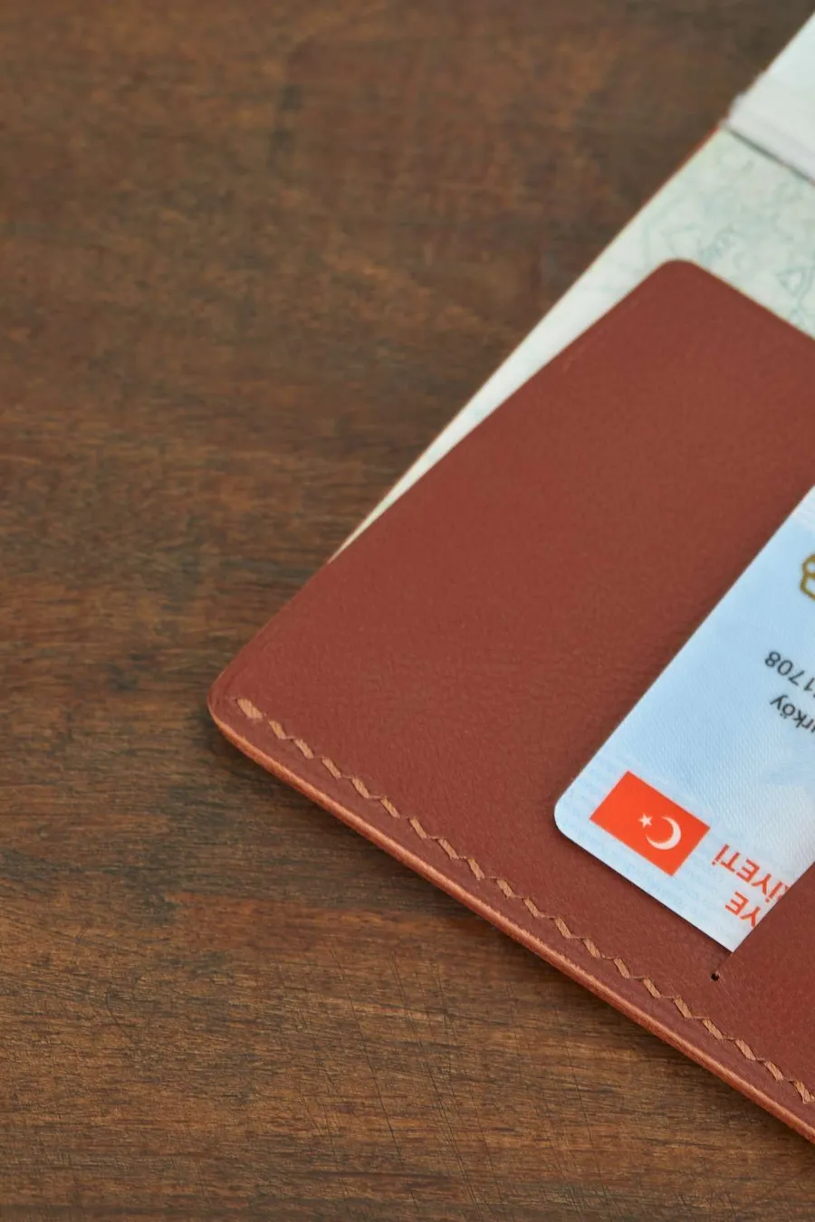 Magnus Deri Pasaport Kılıfı