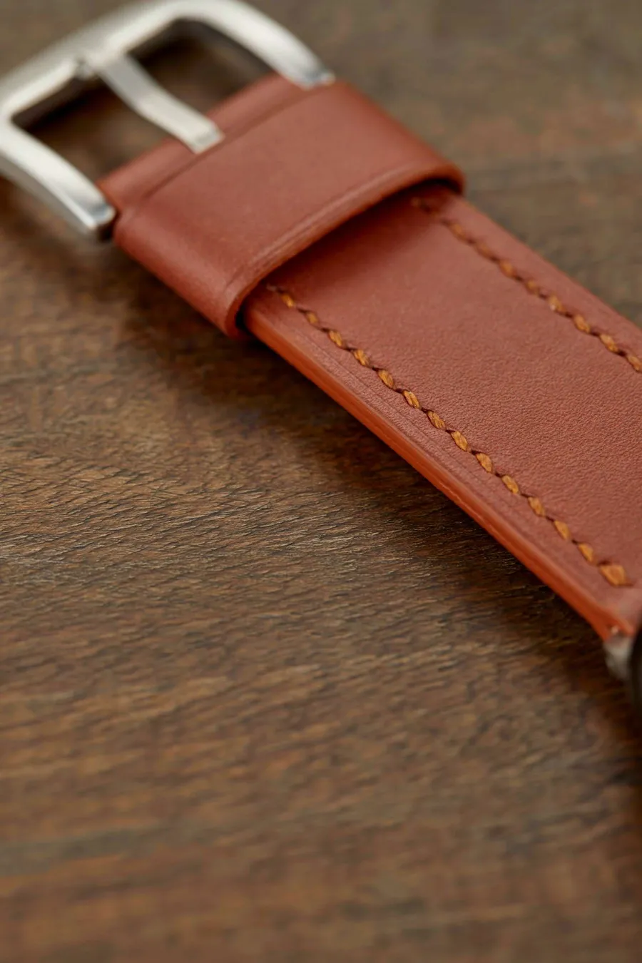 Monte Çift Kat Deri Dikişli Apple Watch Kordonu