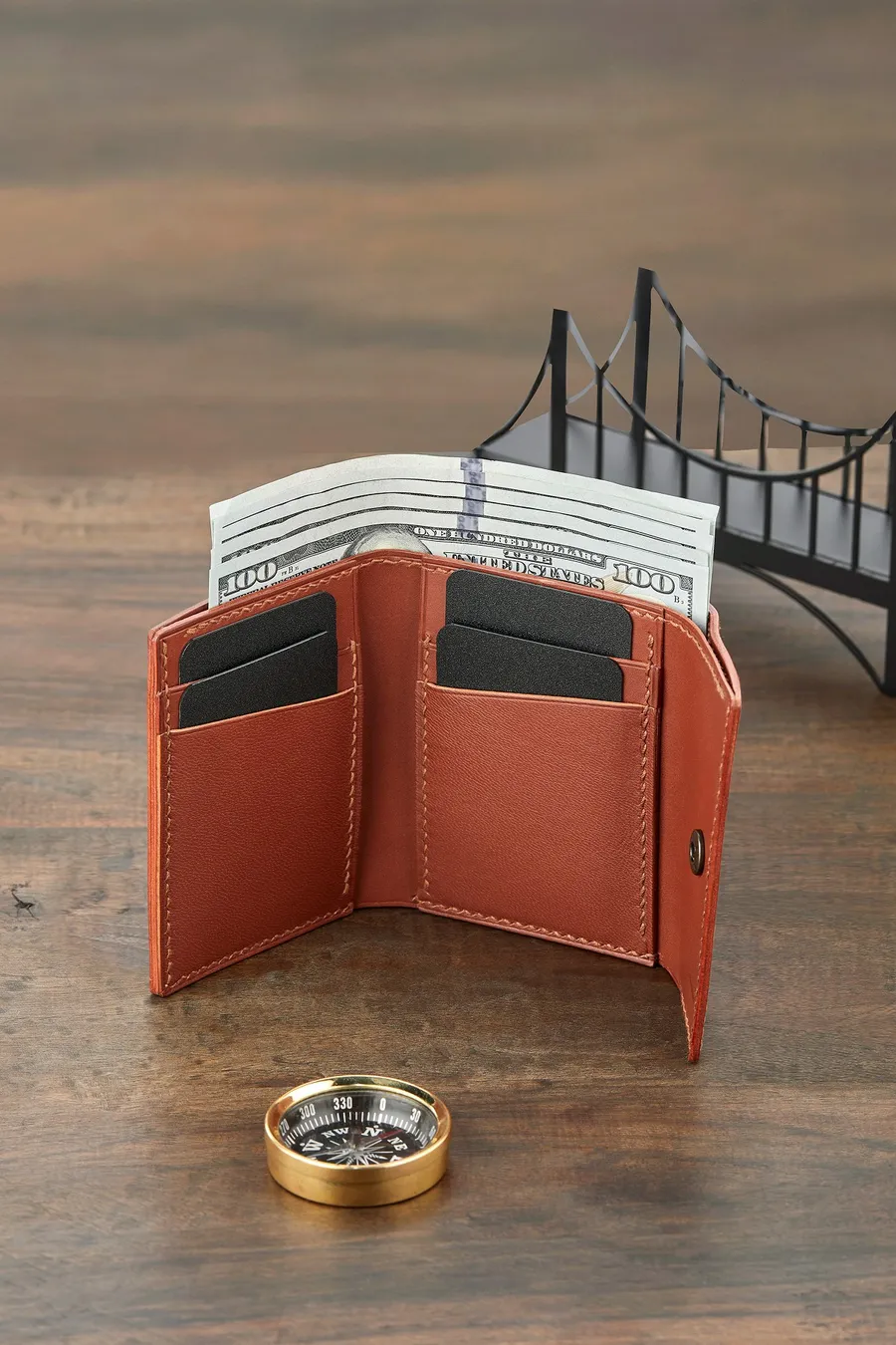 Toscano Bi Fold Deri Cüzdan