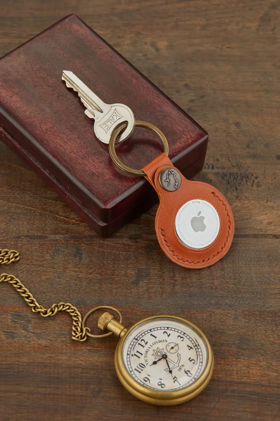 Monte Deri AirTag Kılıfı